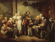 Jean-Baptiste Greuze The Village Marriage Contract oil painting picture wholesale
